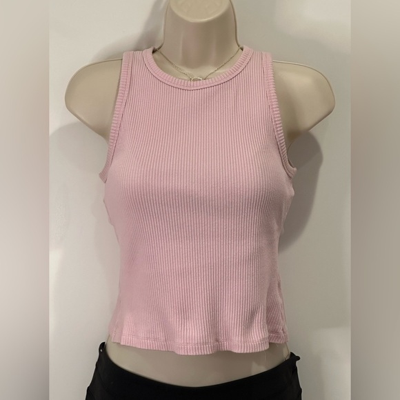 Atoir X Rozalia The Tank Ribbed Tank Top High Neck Capsule Wardrobe Soft Pink M - Picture 4 of 10